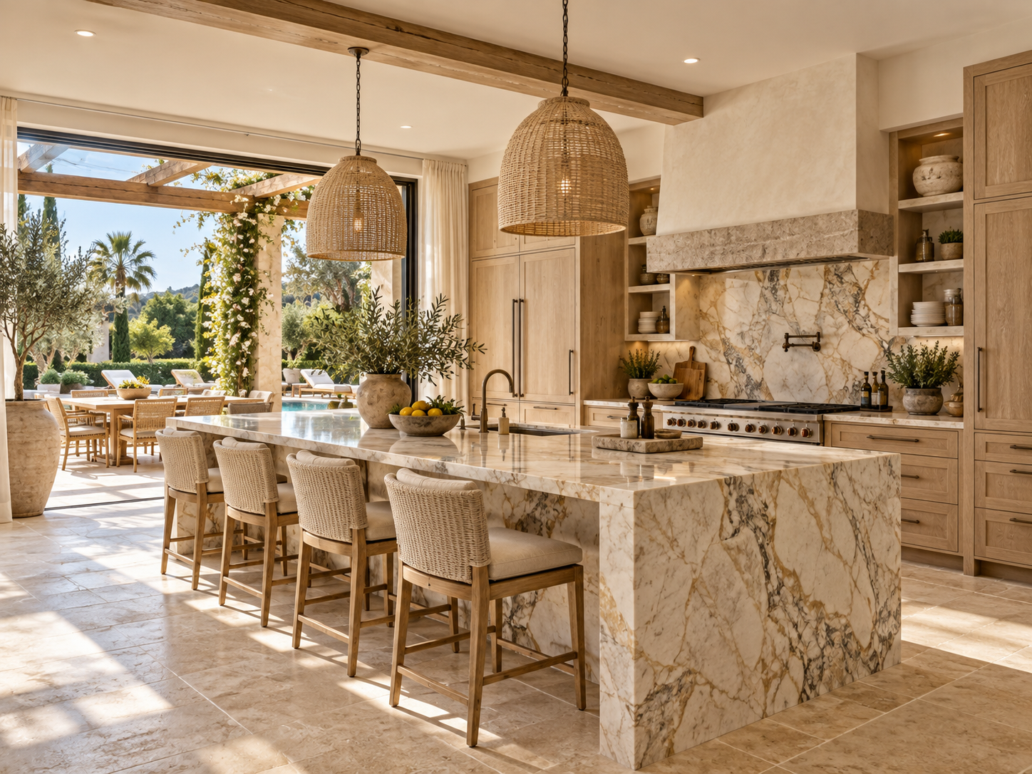 Intérieur d'une villa de prestige à Saint-Tropez — M42 Studio